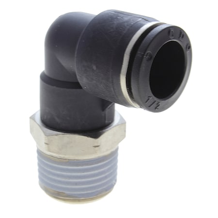 Fitting, PTC, Male Hex Elbow, 1/2 X 3/8 Male NPT